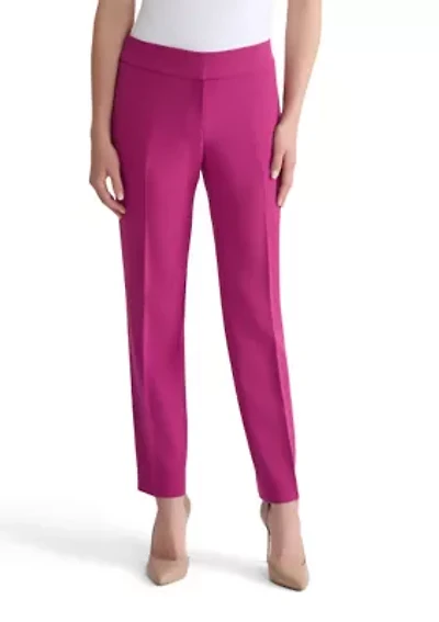 Women's Stretch Crepe Slim Leg Pants