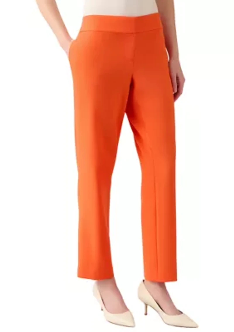 Women's Stretch Crepe Slim Leg Pants