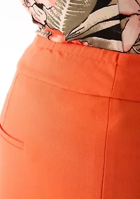 Plus Fly Front Slim Pants