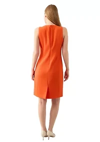 Women's Sleeveless Multi Seam Dress
