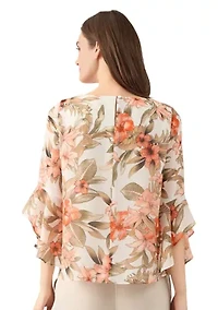 Women's Bell Sleeve Blouse