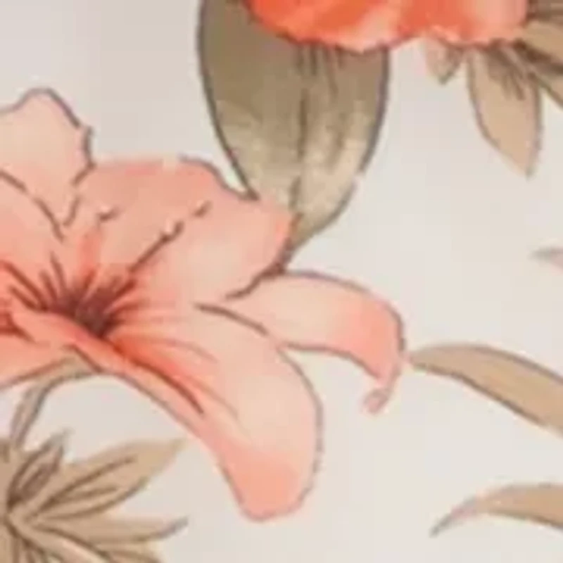 Plus Bell Sleeve Floral Blouse