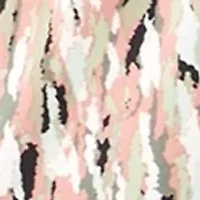 Plus Multi Print V-Neck Knit Top