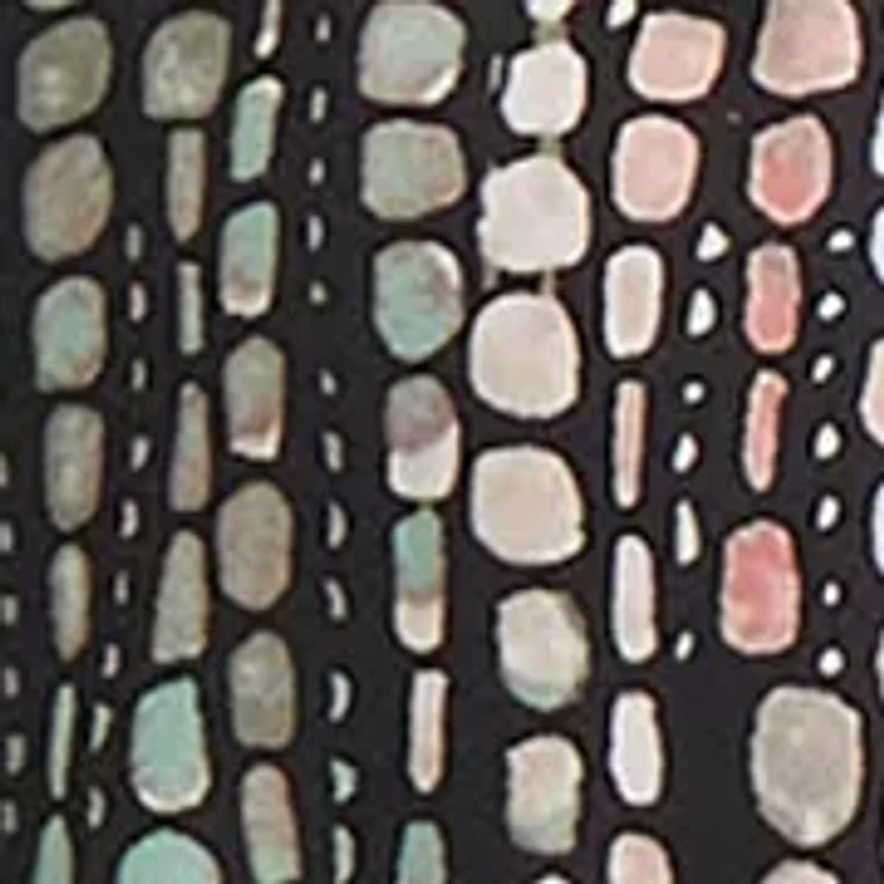 Women's Line Dot Print Sleeveless Knit Top