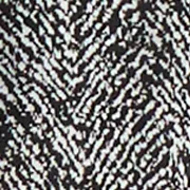 Women's Knit Jacquard Stand Collar Topper