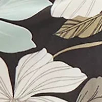 Women's Floral Printed Cowl Neck Sleeveless Blouse