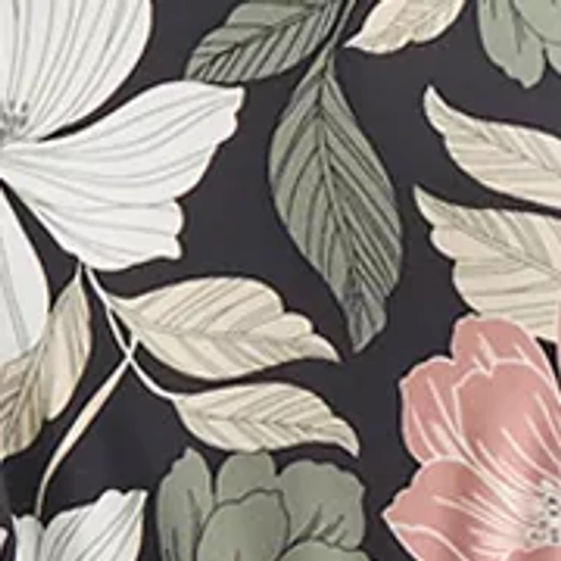 Petite Floral Printed Fit and Flare Dress