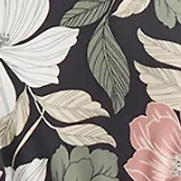 Petite Floral Printed Fit and Flare Dress