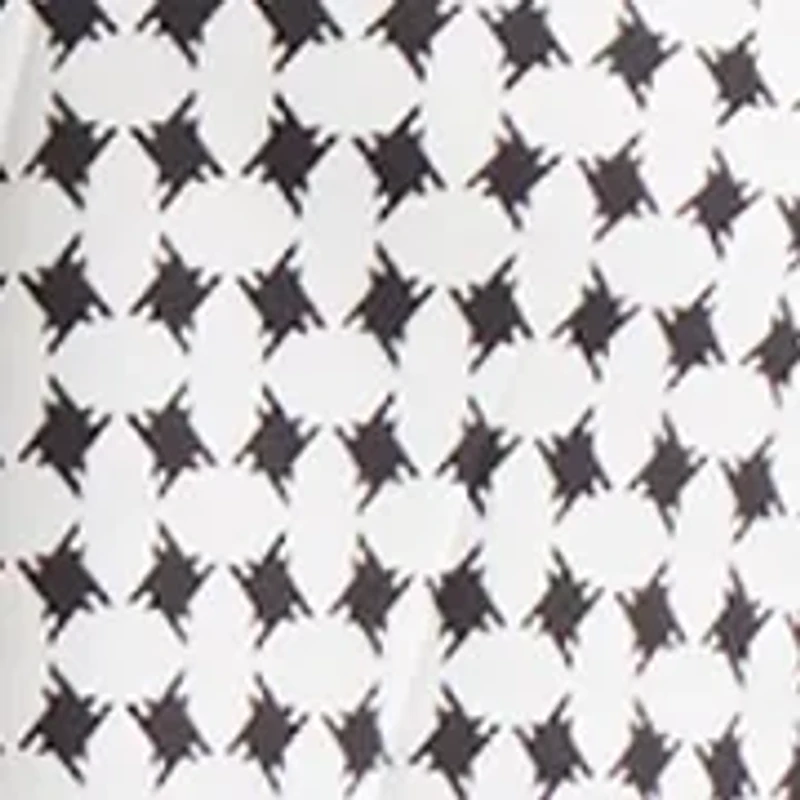 Women's Geo Printed Sleeveless Tie Neck Blouse