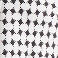 Women's Geo Printed Sleeveless Tie Neck Blouse