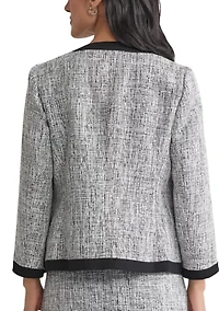 Women's Tweed Framed Cardigan Jacket