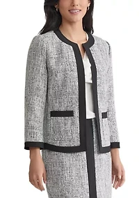 Women's Tweed Framed Cardigan Jacket