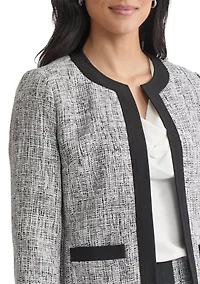 Women's Tweed Framed Cardigan Jacket