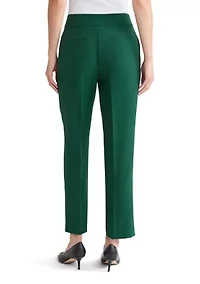 Petite  Stretch Crepe Slim Pants