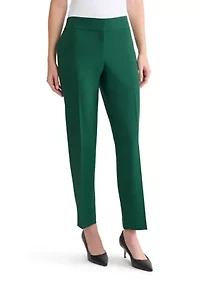 Petite  Stretch Crepe Slim Pants