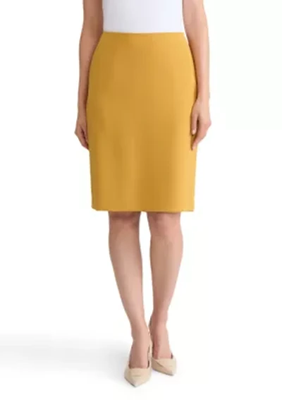 Women's Stretch Crepe Slim Skirt