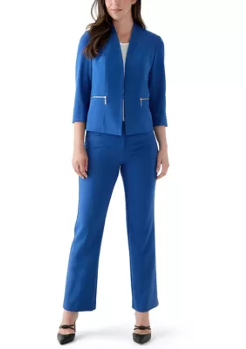 Women's Stretch Crepe L-Pocket Pants