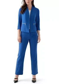 Women's Stretch Crepe L-Pocket Pants