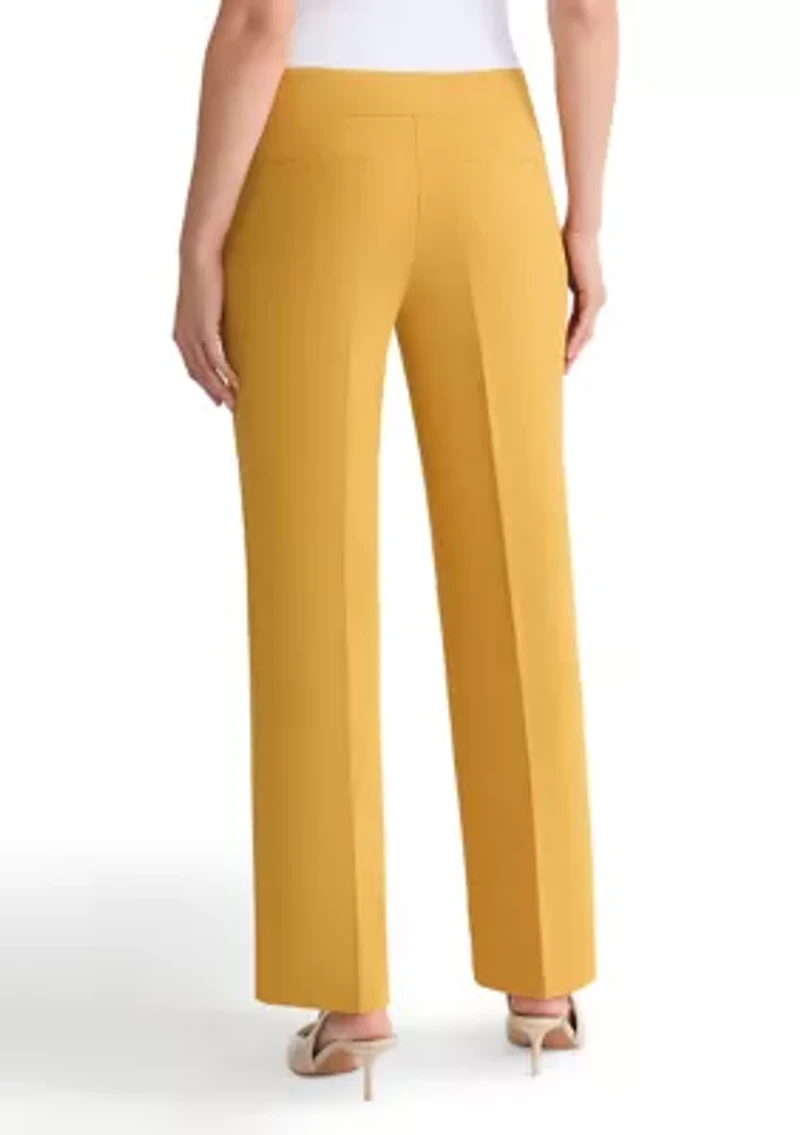 Petite Stretch Crepe L-Pocket Pants