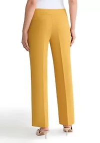 Petite Stretch Crepe L-Pocket Pants