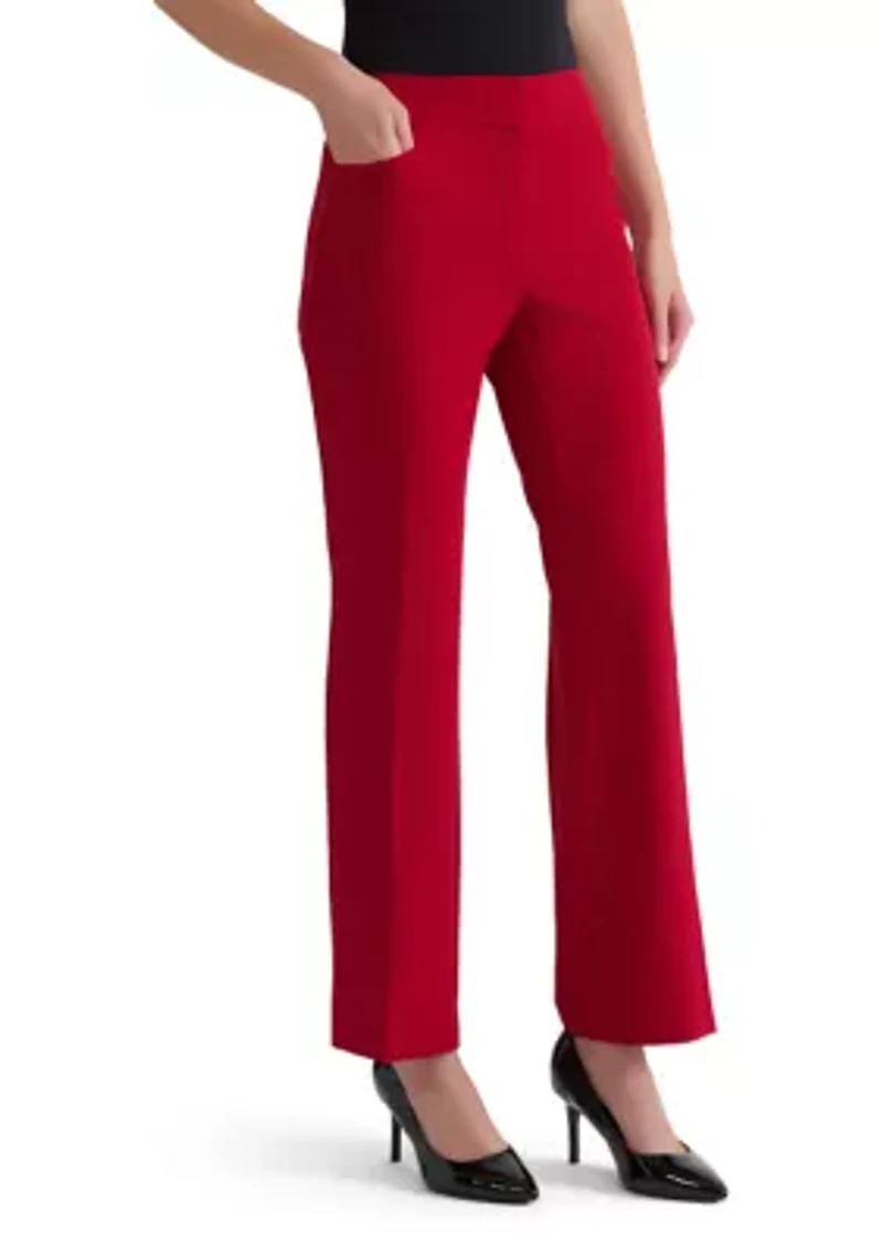 Petite Stretch Crepe L-Pocket Pants