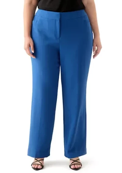 Plus Stretch Crepe Pants