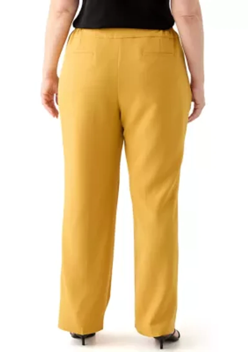 Plus Stretch Crepe Pants