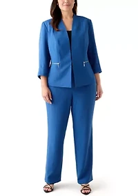Plus Stretch Crepe Pants