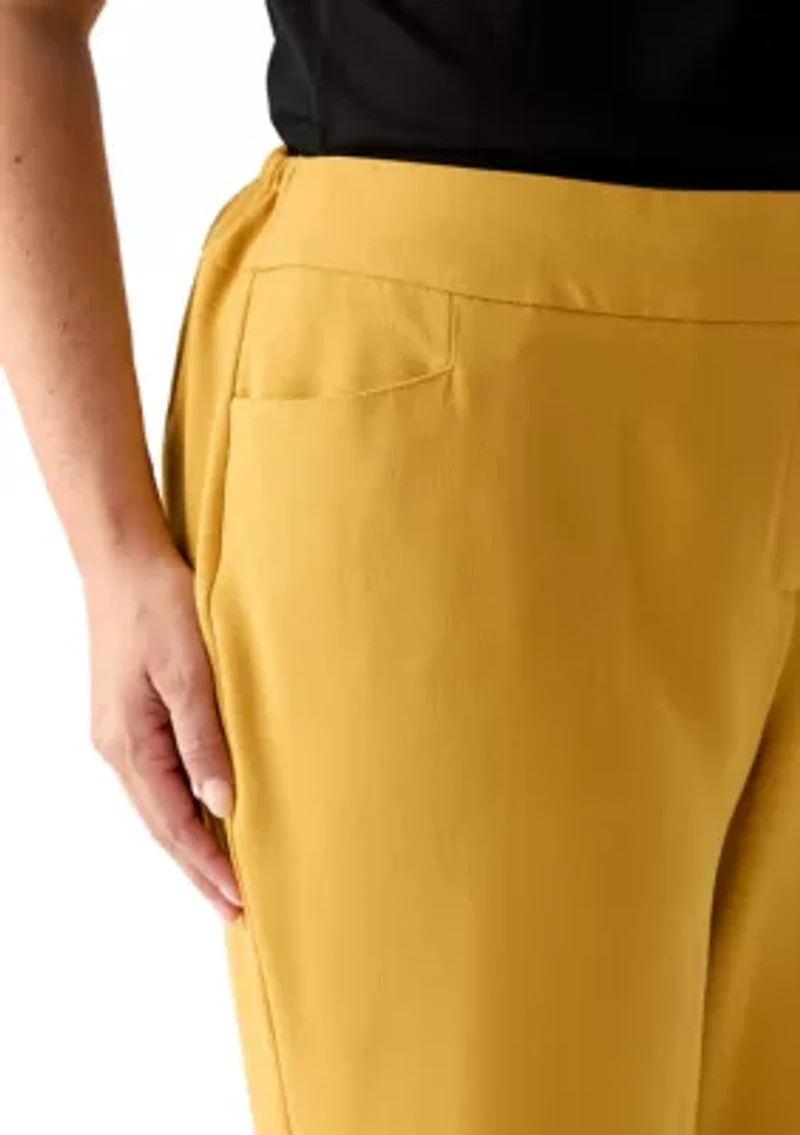 Plus Stretch Crepe Pants