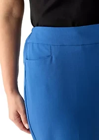 Plus Stretch Crepe Pants