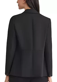 Women's Stretch Twill One Button Jacket