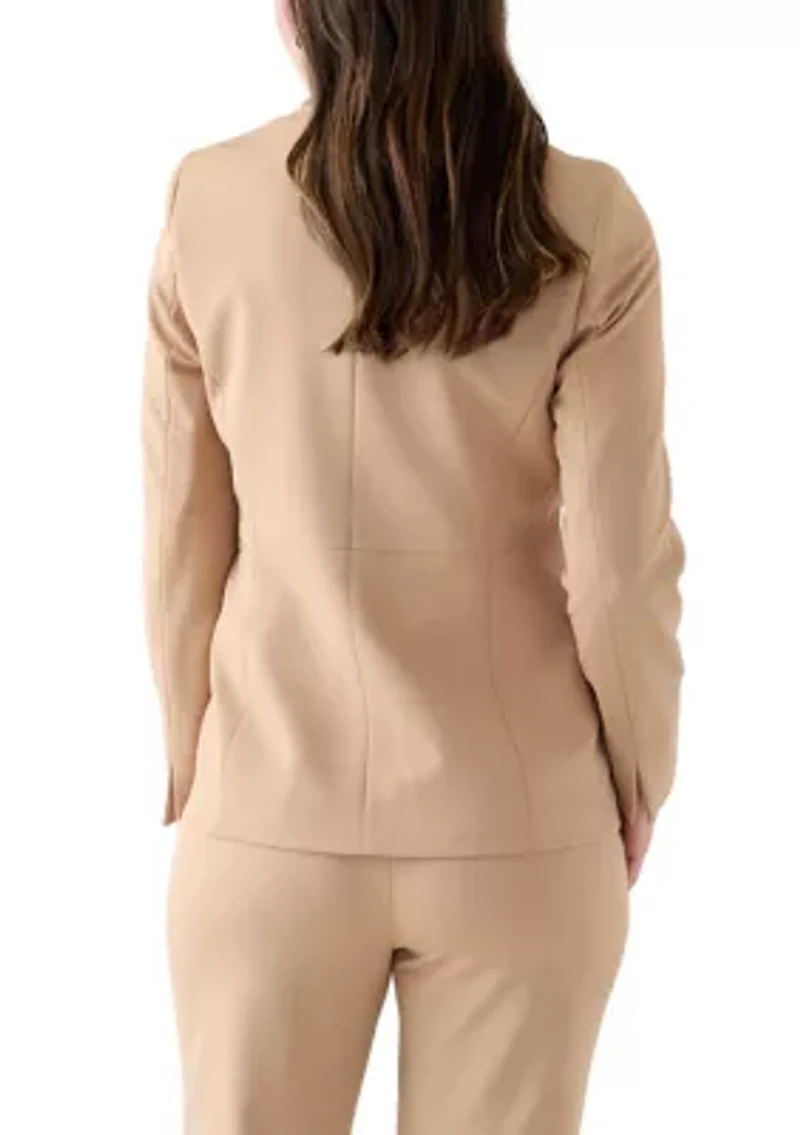 Women's Stretch Twill One Button Jacket