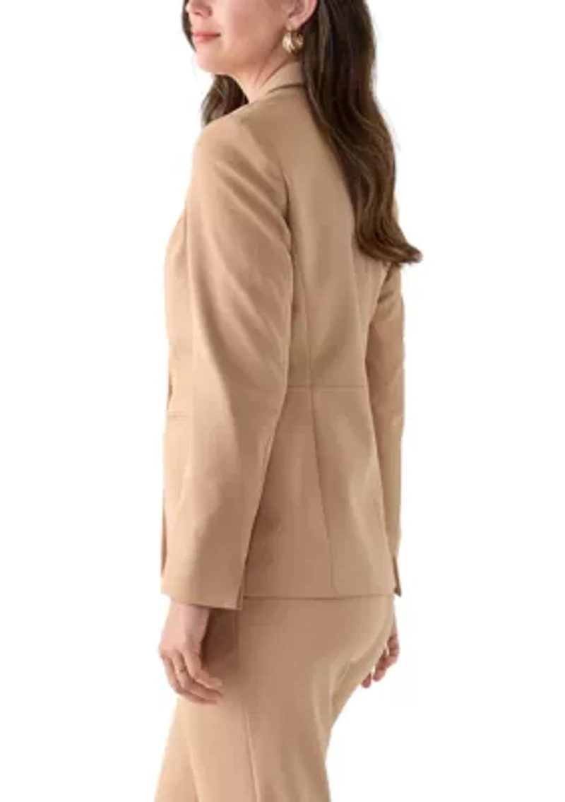 Women's Stretch Twill One Button Jacket