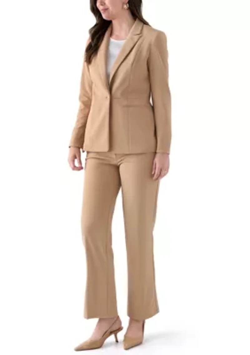 Women's Stretch Twill One Button Jacket