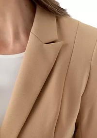 Women's Stretch Twill One Button Jacket