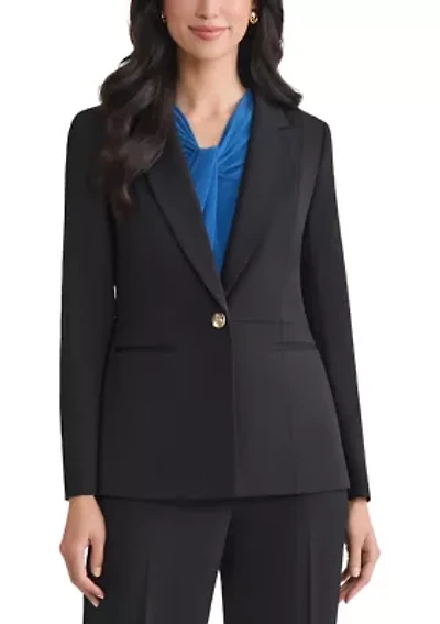 Petite Stretch Twill Jacket