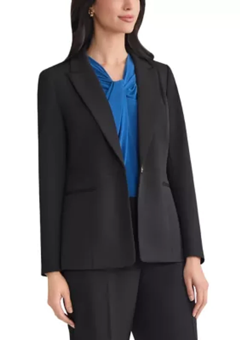 Petite Stretch Twill Jacket