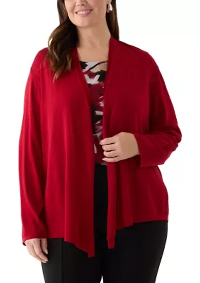 Plus A-Line Cardigan