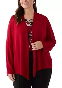 Plus A-Line Cardigan