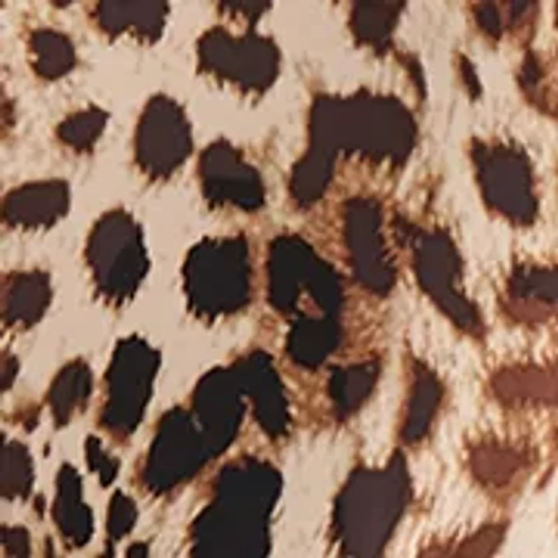 Women's Animal Print Elbow Sleeve Dress
