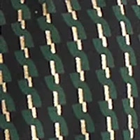 Women's Foil Print Pleat Neck Knit Top