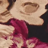 Women's Floral Print Cowl Neck Knit Top