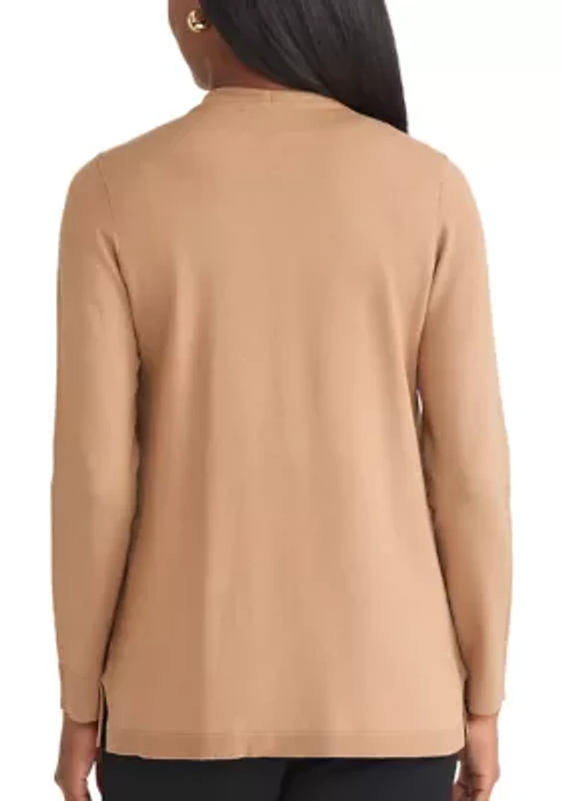 Women's Cardigan with Hot Fix