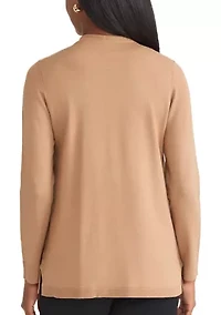 Women's Cardigan with Hot Fix