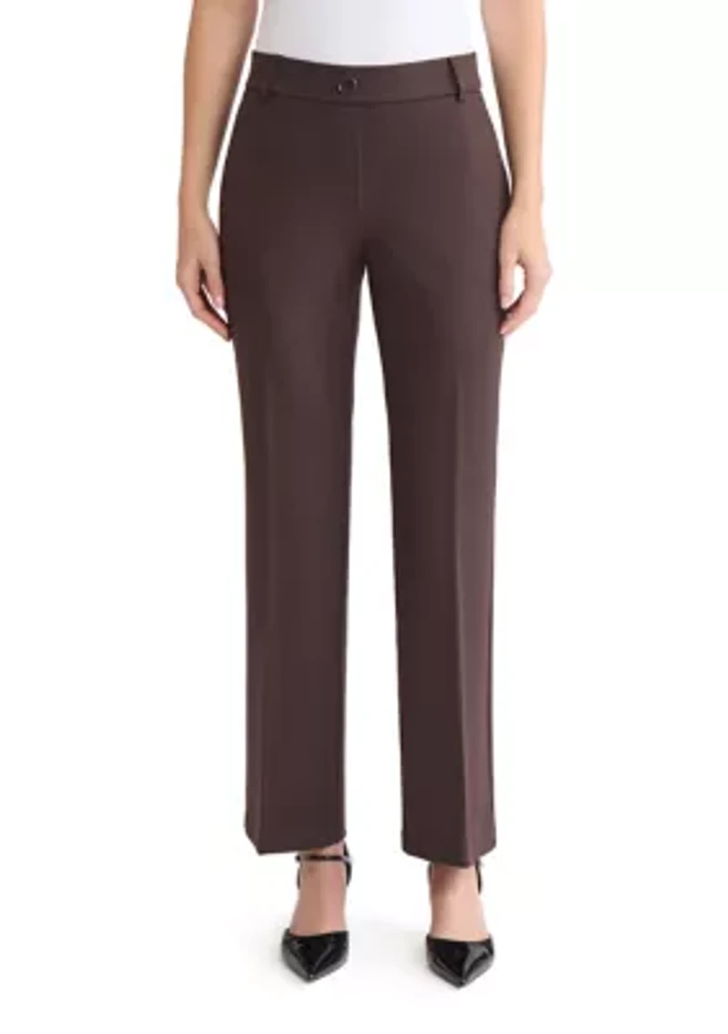 Women's Compression Pull On Trouser Leg Pants