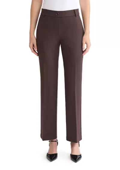 Women's Compression Pull On Trouser Leg Pants
