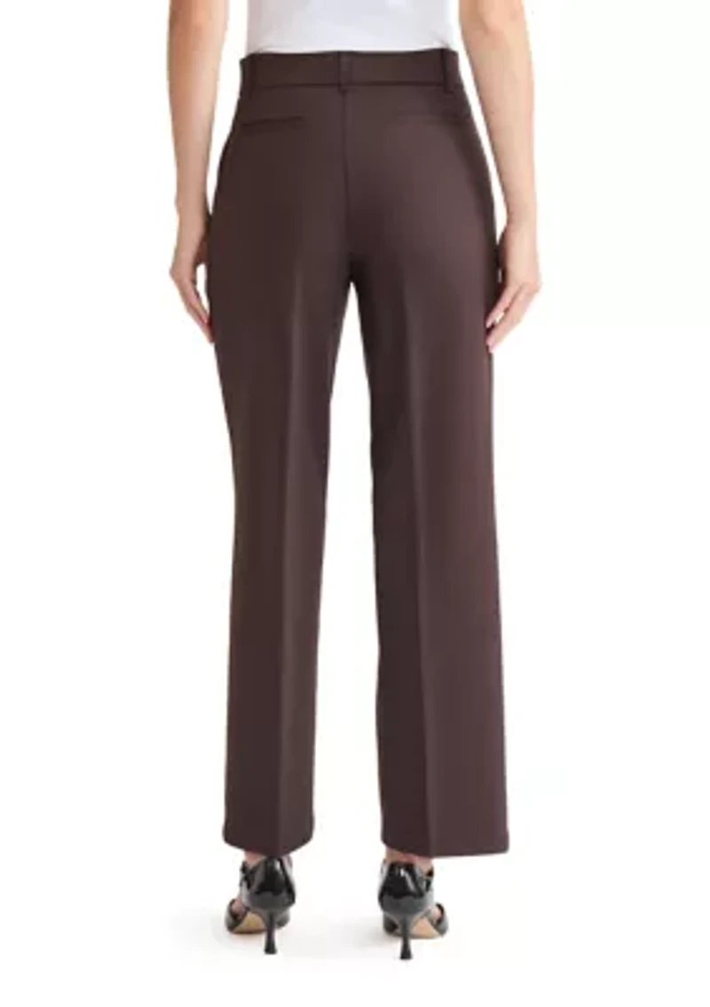 Women's Compression Pull On Trouser Leg Pants