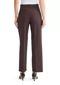 Women's Compression Pull On Trouser Leg Pants