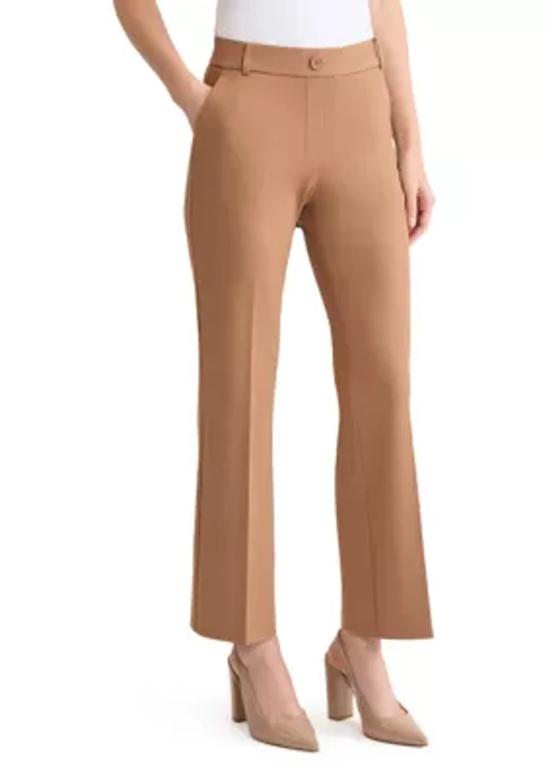 Petite Compression Pull On Trouser Leg Pants