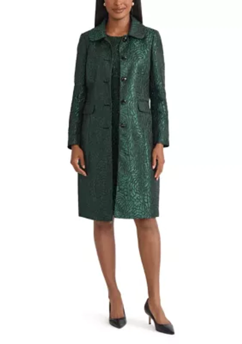 Women's Floral Jacquard Topper